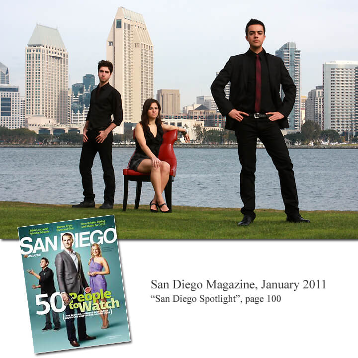 Photo in San Diego Magazine, January 2011